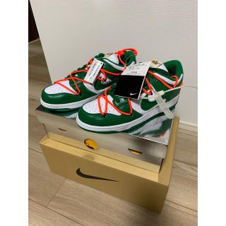 ナイキ(NIKE)の希少 新品 Nike Dunk Low Off-White LTHR(スニーカー)