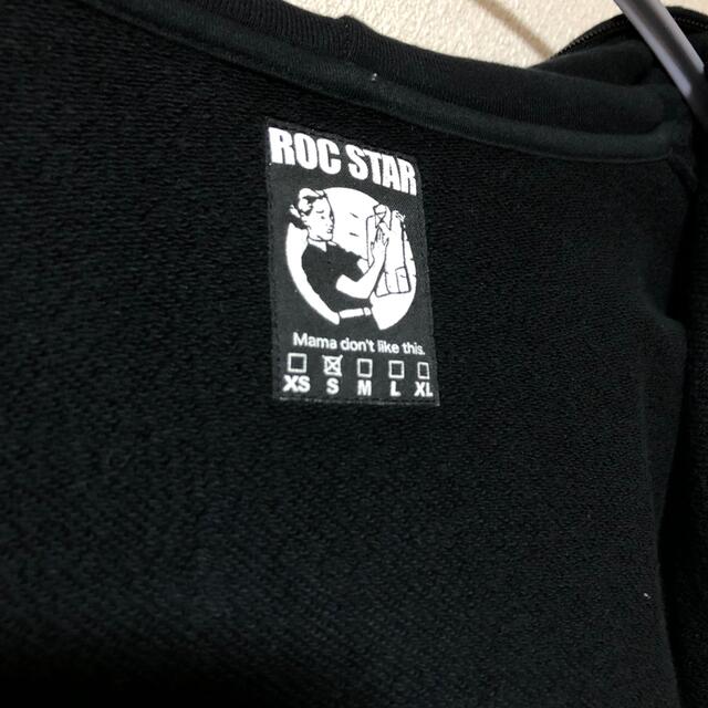 ROC STAR(ロックスター)のROC STAR ロックスター　ZIP ジップパーカー　Sサイズ メンズのトップス(パーカー)の商品写真