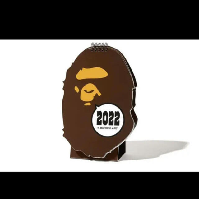 A BATHING APE(アベイシングエイプ)のBape カレンダー 2022 インテリア/住まい/日用品の文房具(カレンダー/スケジュール)の商品写真