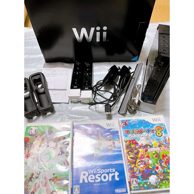 wii 本体 一式セット ソフト3本付き