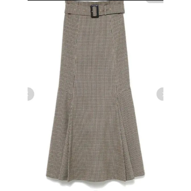 FRAY I.D(フレイアイディー)のフレイアイディー　プリーツヘムハイウエストスカート レディースのスカート(ロングスカート)の商品写真