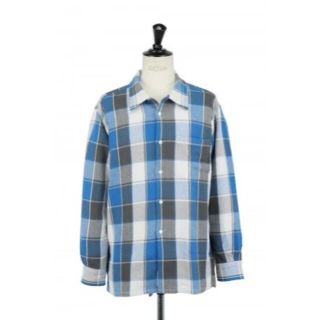 フラグメント(FRAGMENT)の美品 sequel check shirt BLUE L fragment(シャツ)