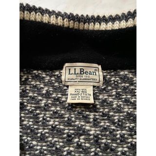 珍品 vintage l.l.bean バーズアイ ハーフジップ ニットセーター