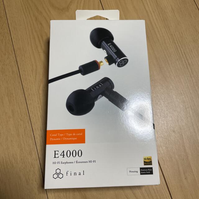 今季ブランド Final カナル型イヤホン E4000 ヘッドフォン/イヤフォン 今季ブランド Final カナル型イヤホン E4000 ヘッドフォン/イヤフォン