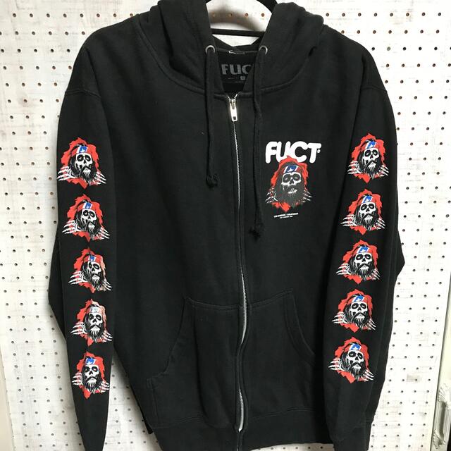 希少完売品★ FUCT Los Angeles   プリントパーカー★