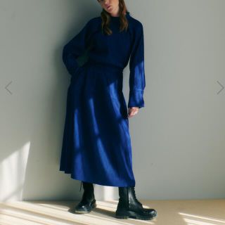 ルシェルブルー(LE CIEL BLEU)のWave Pleated Blouse&Wave Pleated skirt(ロングスカート)