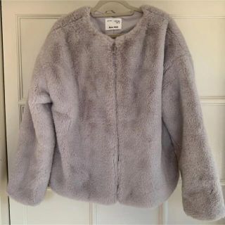 ザラ(ZARA)のぽぽちゃん様専用　ザラキッズ　フェイクファーコート(毛皮/ファーコート)