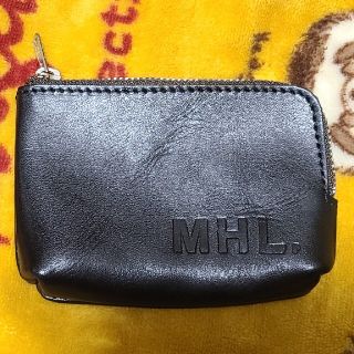 マーガレットハウエル(MARGARET HOWELL)の[MHL.] BASIC LEATHER  ポーチ ブラック(ポーチ)