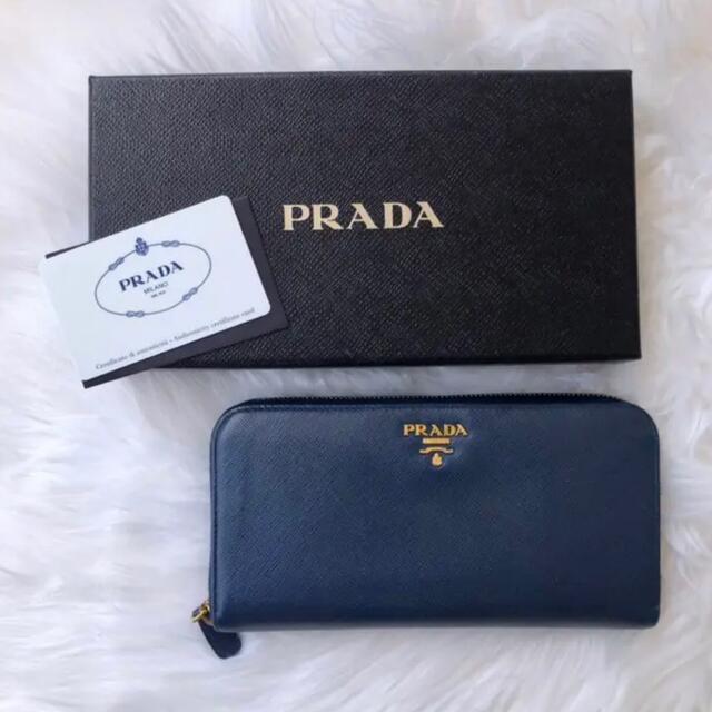 PRADA(プラダ)の【PRADA/プラダ】サフィアーノ 長財布 使用感あり レディースのファッション小物(財布)の商品写真