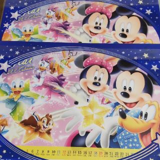 ディズニー(Disney)の第一生命 ディズニー カレンダー 2022年  2冊(ノベルティグッズ)