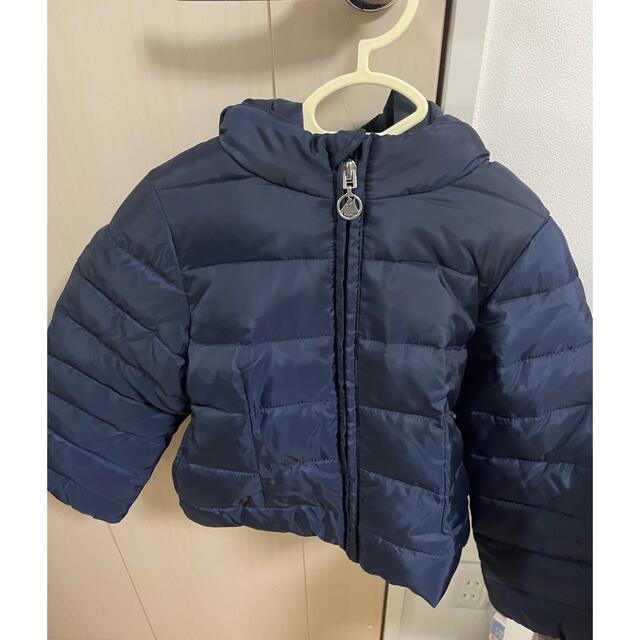 PETIT BATEAU(プチバトー)のプチバトー　中綿フード付きダウン　4ans キッズ/ベビー/マタニティのキッズ服女の子用(90cm~)(コート)の商品写真