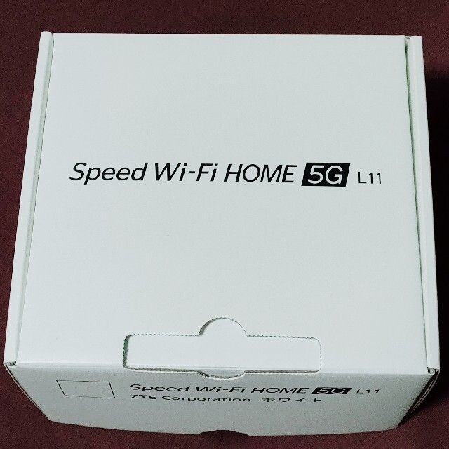 au(エーユー)のSpeed Wi-Fi HOME 5G L11　ホームルーター スマホ/家電/カメラのスマートフォン/携帯電話(その他)の商品写真