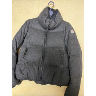 モンクレール(MONCLER)の美品☆　MONCLER モンクレール　ショート　ダウン　ウール　ロロ・ピアーナ(ダウンジャケット)