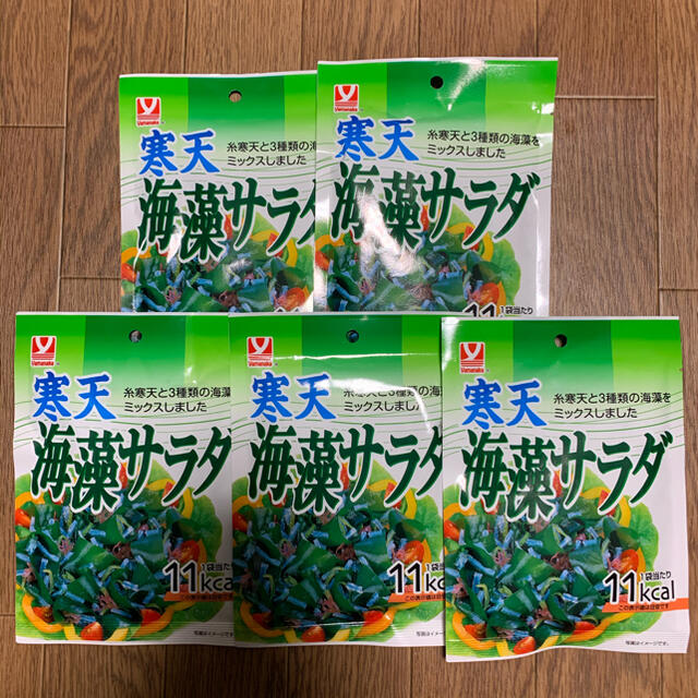 賞味期限近いのでお安く〜ヤマナカフーズ 寒天海藻サラダ5袋セット 食品/飲料/酒の加工食品(乾物)の商品写真