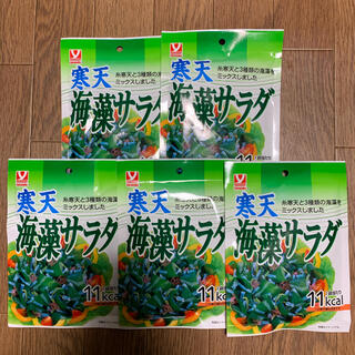 賞味期限近いのでお安く〜ヤマナカフーズ 寒天海藻サラダ5袋セット(乾物)