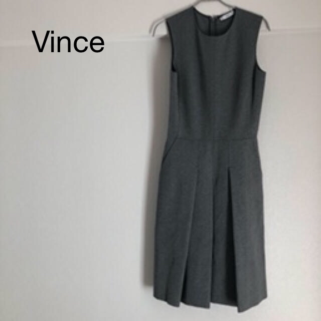 【美品】Vince☆ヴィンス☆ビンス☆ワンピース☆ノースリーブ