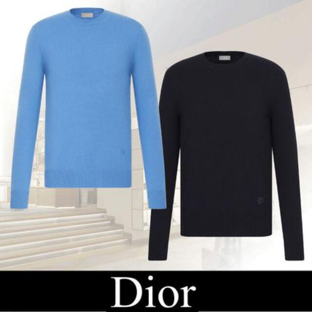 Christian Dior(クリスチャンディオール)のDior ゴシックCDロゴ　セーター　カシミア100% メンズのトップス(ニット/セーター)の商品写真