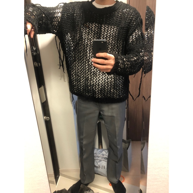 blackmeans KNIT -BLACK-