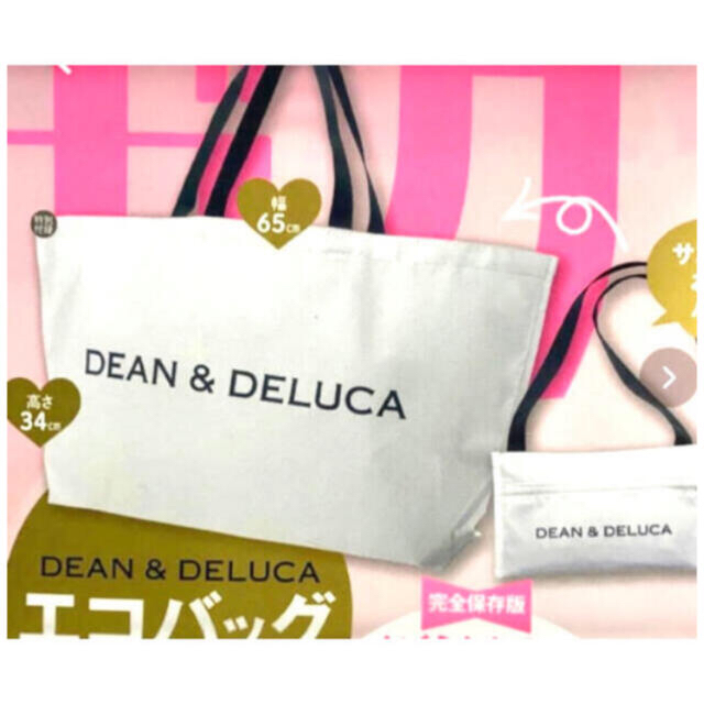 DEAN & DELUCA(ディーンアンドデルーカ)の【新品未開封】DEAN & DELUCA（ディーン＆デルーカ）2WAYエコバッグ レディースのバッグ(エコバッグ)の商品写真