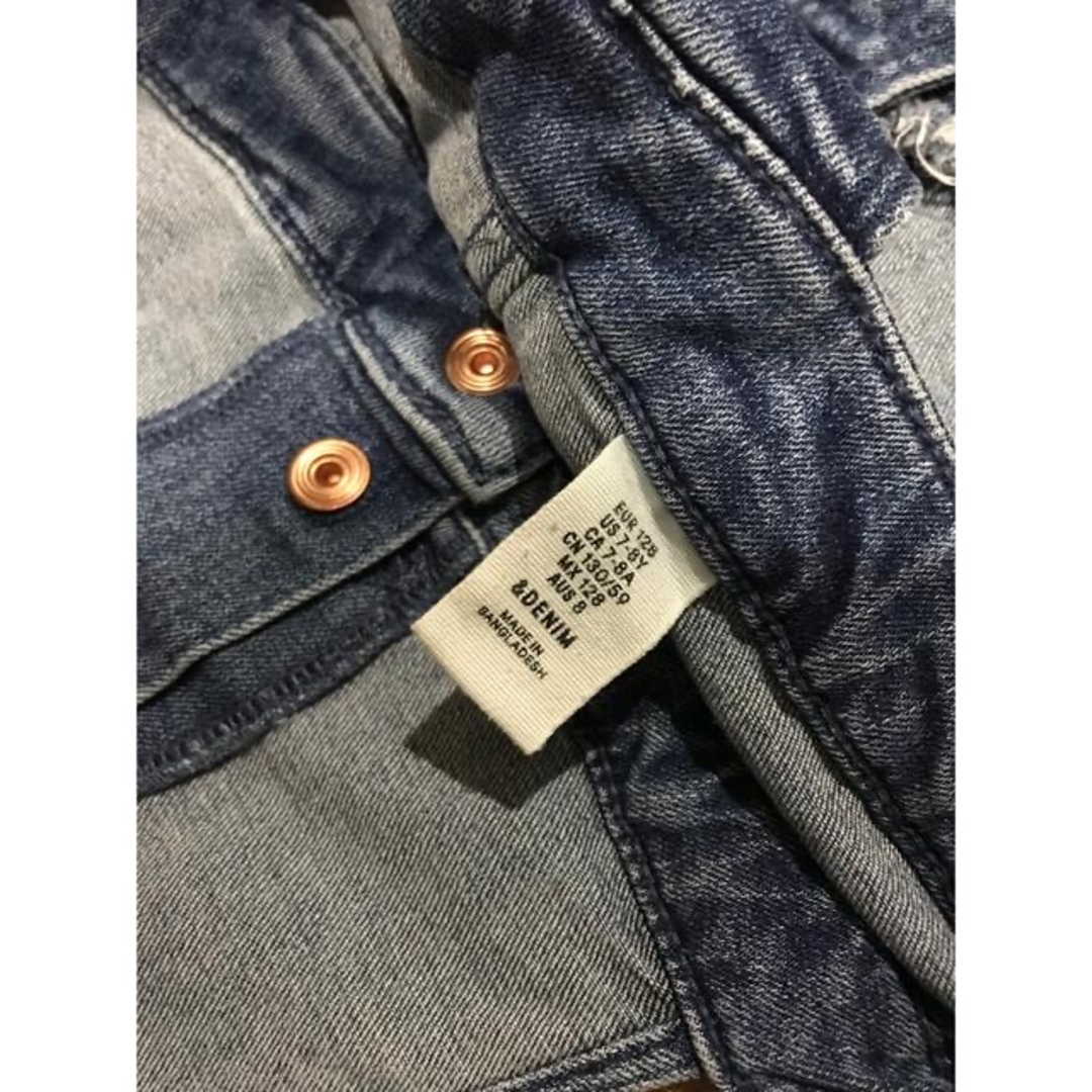 H&M(エイチアンドエム)の値下げ⭐️美品✴️H&M サロペット ZARA デニム オーバーオール キッズ/ベビー/マタニティのキッズ服女の子用(90cm~)(パンツ/スパッツ)の商品写真