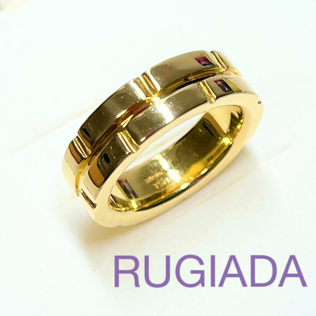 美品 RUGIADA ルジアダ リング K18YG 11.0g イエローゴールドマイヨンパンテール