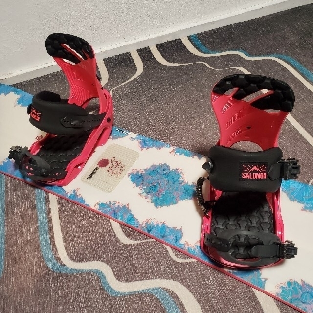 SALOMON(サロモン)のスノーボード　140 ロシニョール　サロモン　ビンディング　板　レディース　子供 スポーツ/アウトドアのスノーボード(ボード)の商品写真