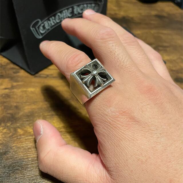 Chrome Hearts(クロムハーツ)のクロムハーツ  リング　レターブロック　プラス&ボーン メンズのアクセサリー(リング(指輪))の商品写真