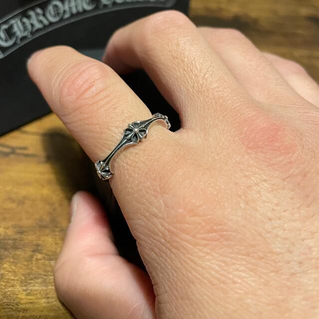 Chrome Hearts(クロムハーツ)のクロムハーツ  リング　レターブロック　プラス&ボーン メンズのアクセサリー(リング(指輪))の商品写真