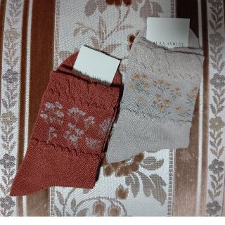 ローラアシュレイ(LAURA ASHLEY)の新品❤️LAURA ASHLEY靴下   ２足(ソックス)