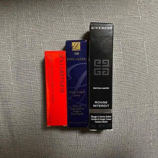 シュウウエムラ(shu uemura)のGIVENCHY ESTEE LAUDER shu uemura 口紅 グロス(口紅)