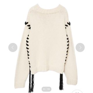 Ameri VINTAGE  LACE UP CABLE KNIT