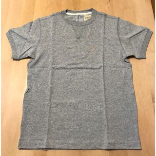 ムジルシリョウヒン(MUJI (無印良品))の新品 MUJI 無印良品 ガゼット付きTシャツ Sサイズ グレー(Tシャツ/カットソー(半袖/袖なし))