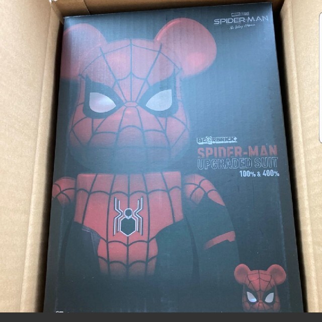 BE@RBRICK SPIDER-MAN UPGRADED SUIT 100%marvel