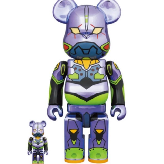 BE@RBRICK エヴァンゲリオン初号機 CHROME 100% & 400%その他