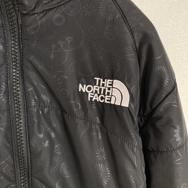 THE NORTH FACE(ザノースフェイス)のノースフェイス キルティングジャケット 花柄 ブラック レディースM レディースのジャケット/アウター(ブルゾン)の商品写真