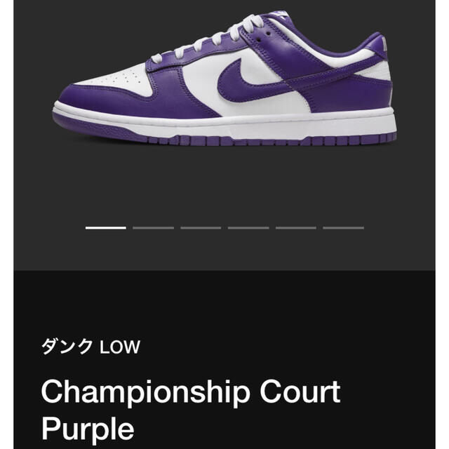 Nike Dunk Low Championship court purple 3