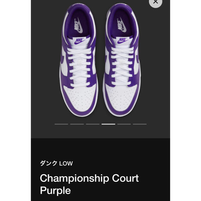 Nike Dunk Low Championship court purple 6