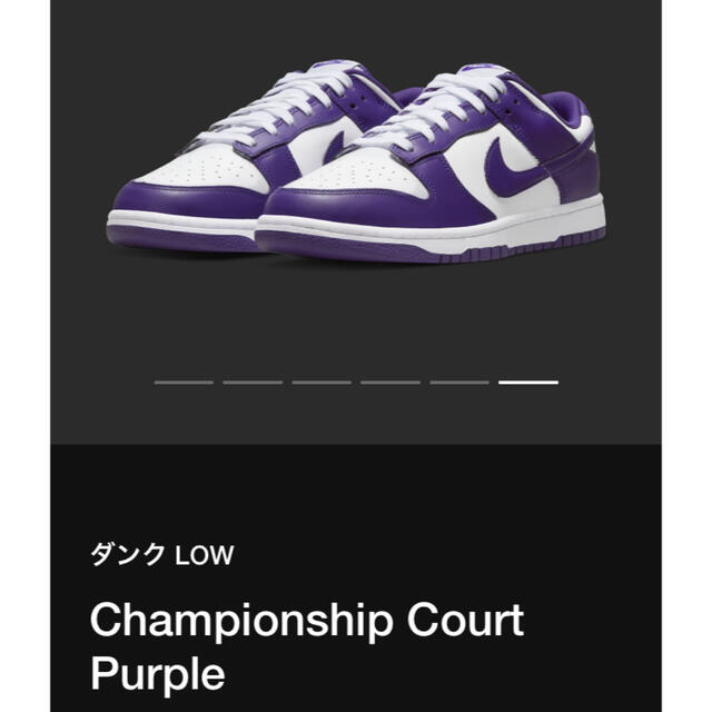 Nike Dunk Low Championship court purple 8