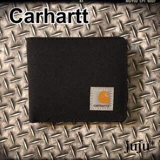 カーハート(carhartt)の【新品未使用】Carhartt カーハート 財布 ブラック 黒  二つ折り(折り財布)