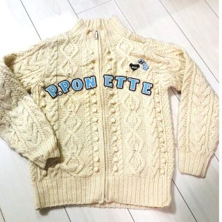 ポンポネット(pom ponette)のポンポネット pom ponette ニットカーディガン(カーディガン)