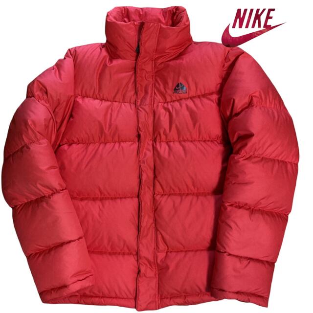 NIKE - 希少 90s NIKE ACG ダウンジャケット サイズM レッドの通販 by