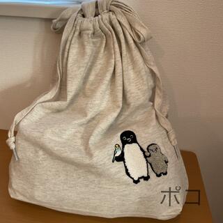 ジェイアール(JR)のSuicaペンギン　プレミィコロミィ  コラボ　BAG グレー　新品未開封(キャラクターグッズ)