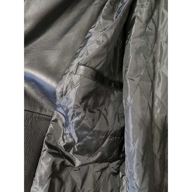 本革(牛革)レザーコート メンズのジャケット/アウター(トレンチコート)の商品写真