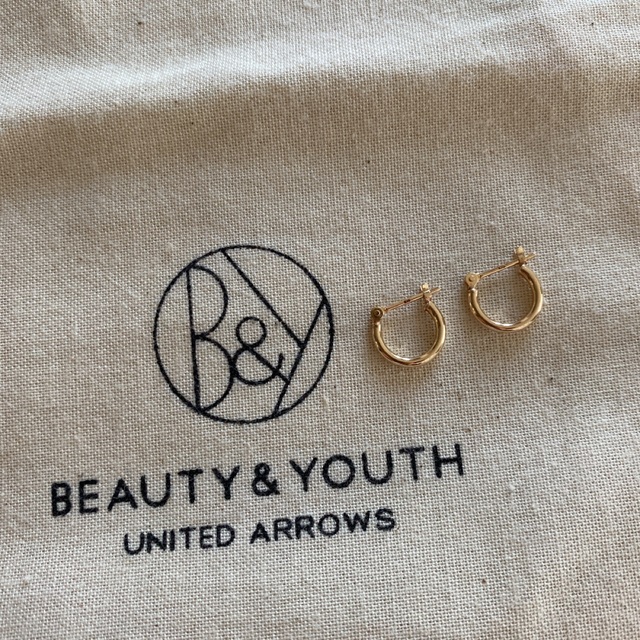 BEAUTY&YOUTH UNITED ARROWS - BY K10 パイプフープピアスの通販 by