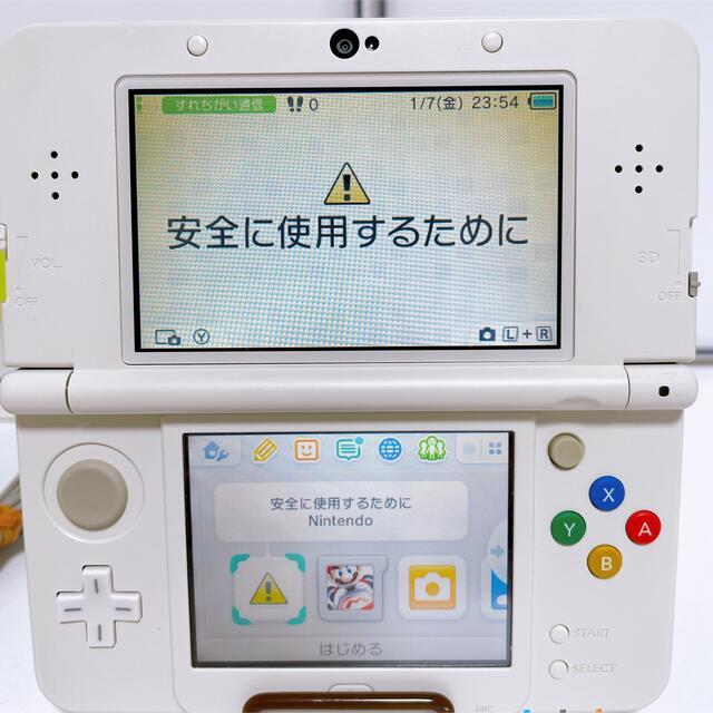 ニンテンドー3DS(ニンテンドー3DS)のNew Nintendo 3DS  着せ替え　マリオカート7セット エンタメ/ホビーのゲームソフト/ゲーム機本体(家庭用ゲーム機本体)の商品写真