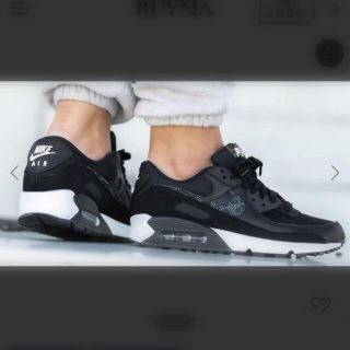 ナイキ(NIKE)のNIKE Air Max 90 Black/Off Noir-White(スニーカー)