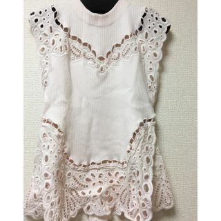 スナイデル(SNIDEL)の2016SS レース刺繍ニット♡(ニット/セーター)