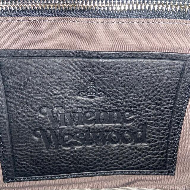 Vivienne Westwood(ヴィヴィアンウエストウッド)の【極美品】ヴィヴィアン　ショルダー　キャンバス　ブラック　シボレザー レディースのバッグ(ショルダーバッグ)の商品写真