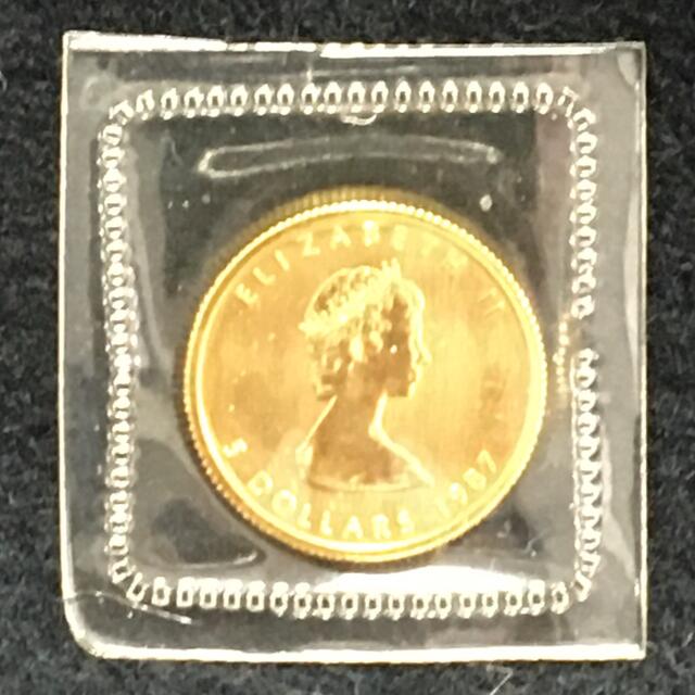 かわいい新作 1月末まで値下げ【カナダ金貨】メイプルリーフ1/10oz