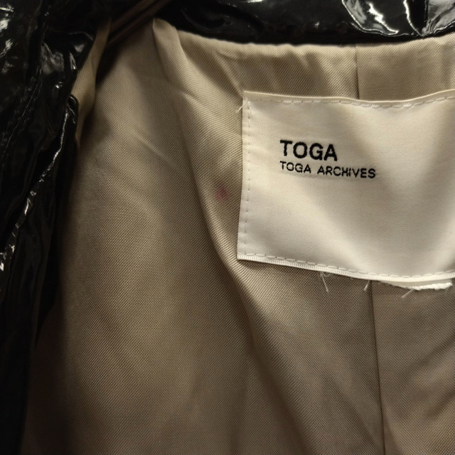 TOGA トーガ ナイロン切り替えロングトレンチコート